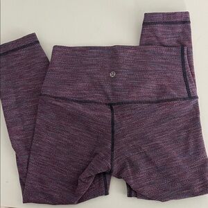 lululemon Purple Heather High-Rise Leggings